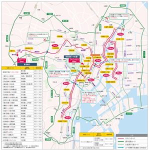 東京マラソン2018交通規制区間